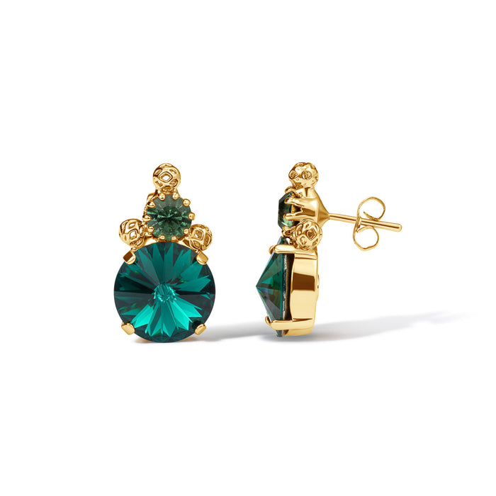 Lucia Earrings Green