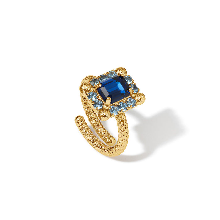Bianca Ring Dark Blue