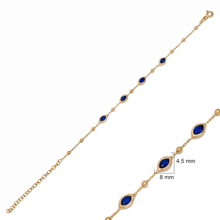 Athena Bracelet  Sapphire&Gold