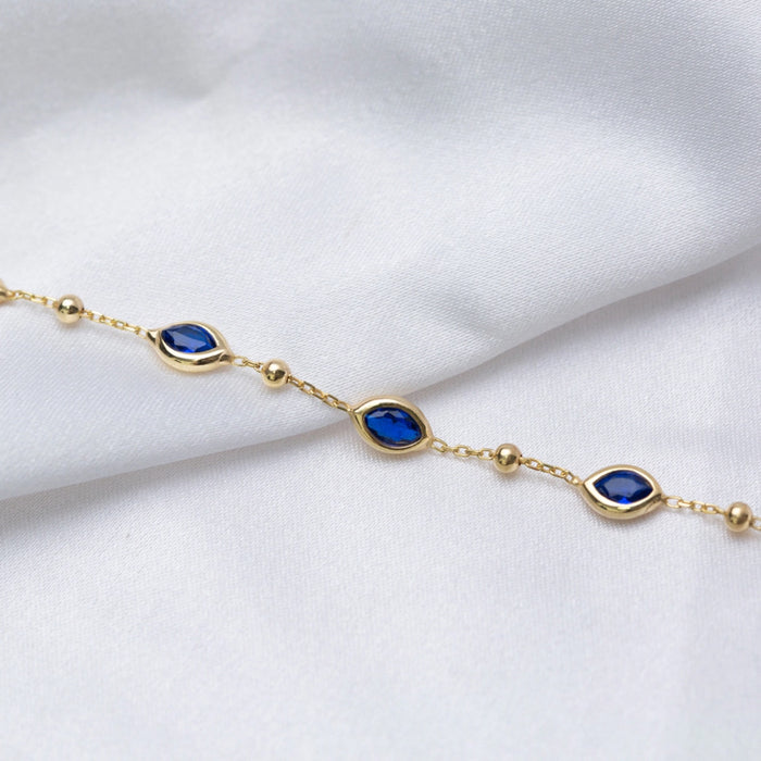 Athena Bracelet  Sapphire&Gold