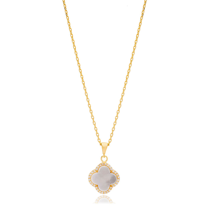 Noa Necklace Mother of Pearl Gold