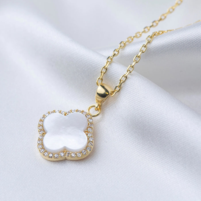 Noa Necklace Mother of Pearl Gold