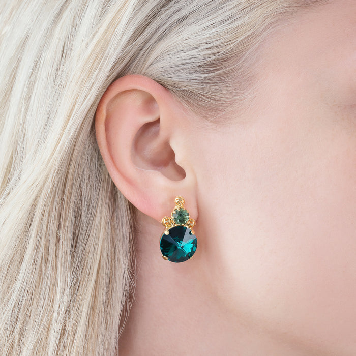 Lucia Earrings Green