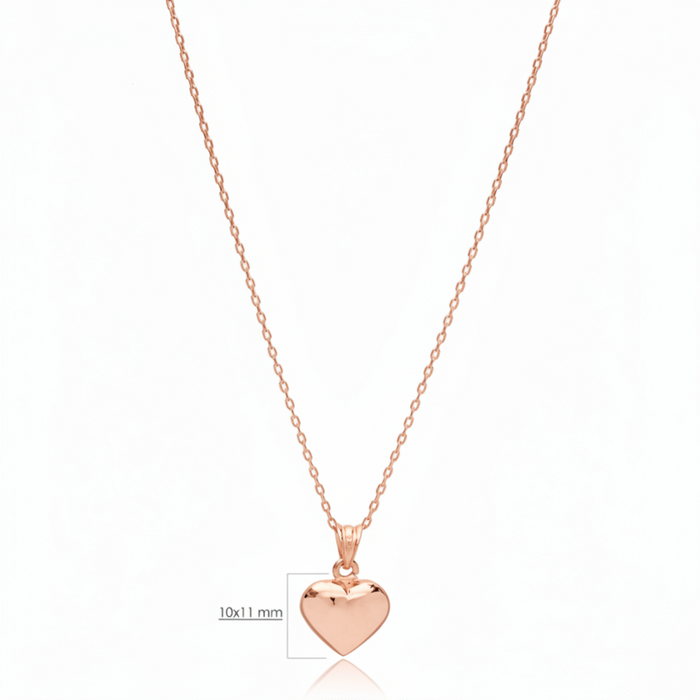 Amore Necklace Rose Gold
