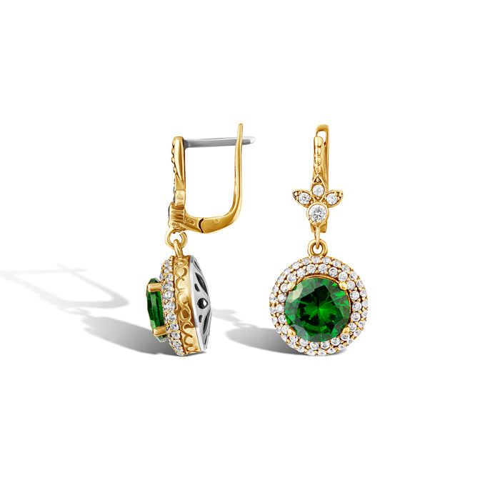 Esmeralda Earrings Silver