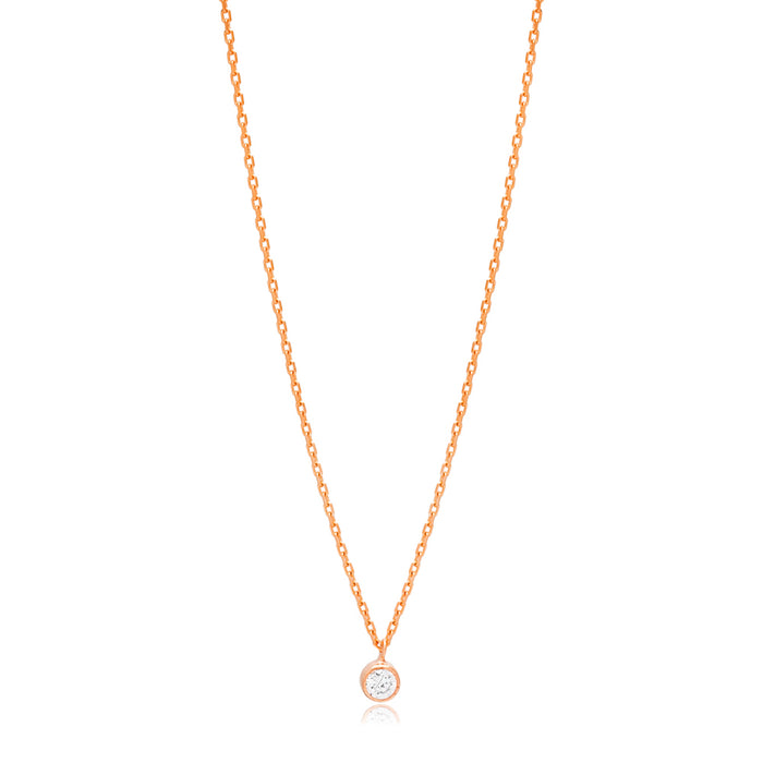 Vera Necklace Rose Gold