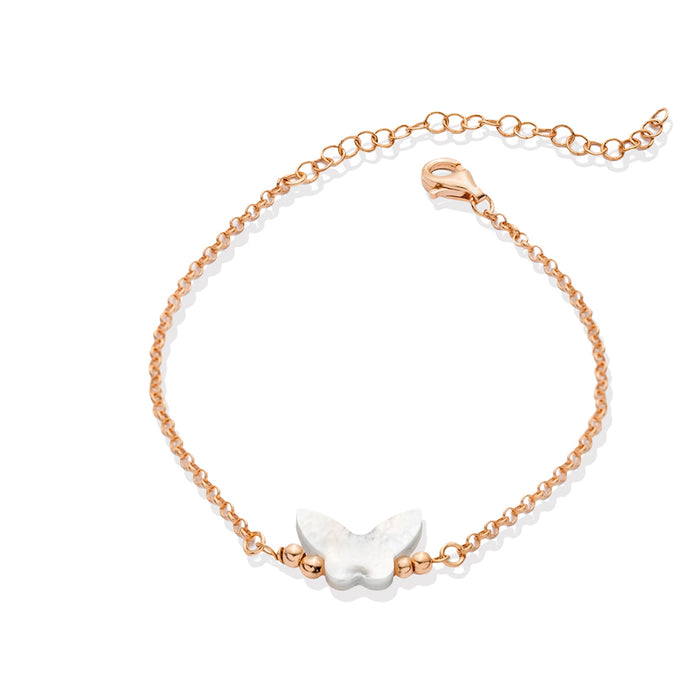 Butterfly Bracelet Rose Gold