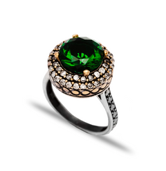 Esmeralda Ring Silver