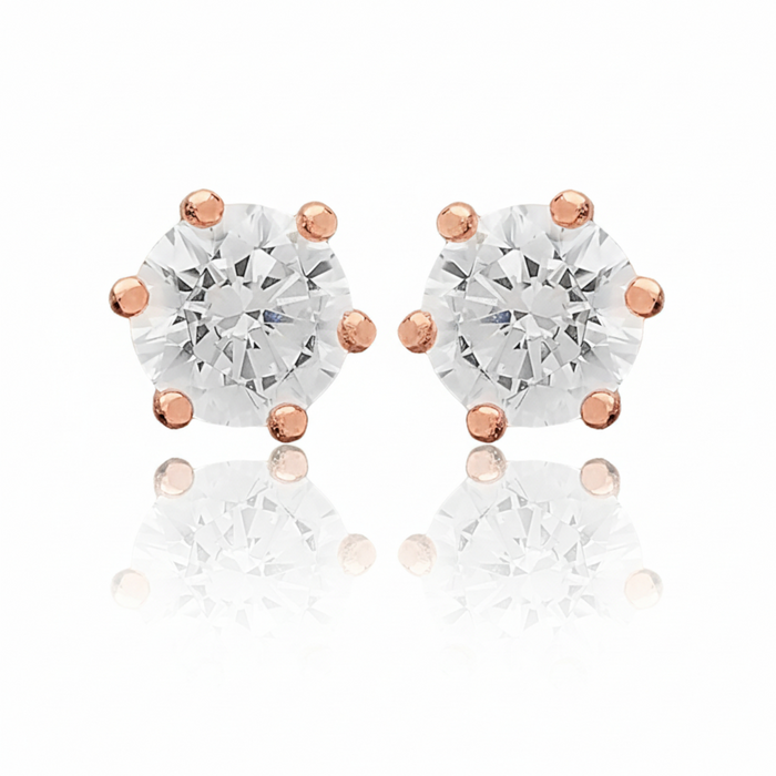 Alma Earrings Rose Gold